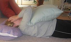 Photo: Lying Down Palming